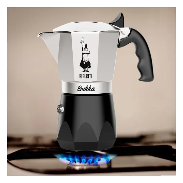 Bialetti Brikka 4 Cup Moka Pot - Görsel 4