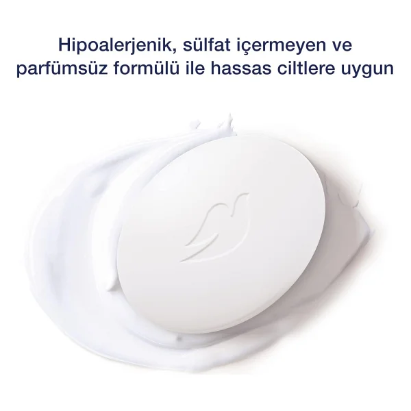 Dove Beauty Cream Bar Sensitive Skin Nemlendirici Krem 90 g (4 paketi) - Görsel 7