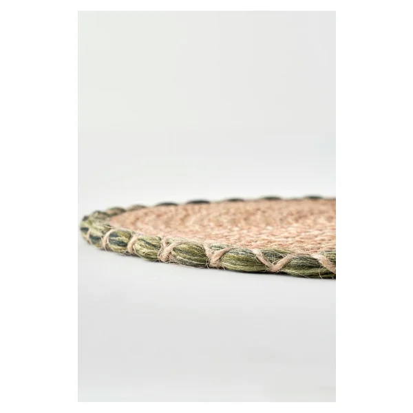 Bella Maison Santana Pamuklu Örgü Amerikan Servis Yeşil (36 Cm) - Görsel 2