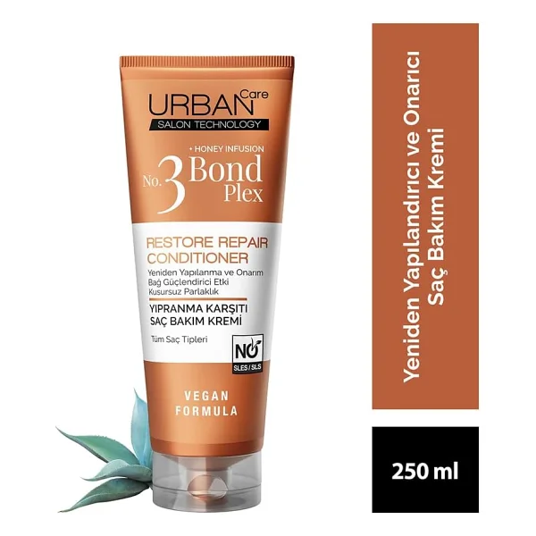 Urban Care Bond Plex No:3 Yıpranma Karşıtı 250 Ml Saç Kremi - Görsel 7