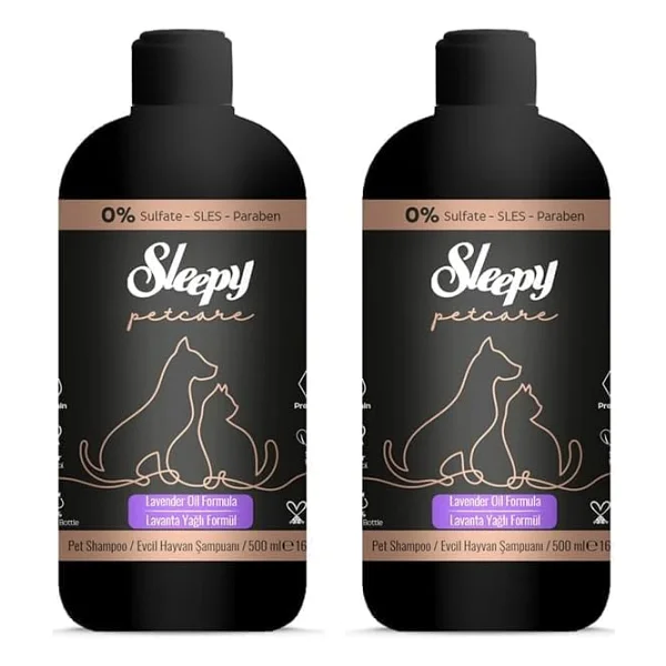 Sleepy Petcare Lavanta Yağlı Evcil Hayvan Şampuanı 500 Ml x 2 Adet - Görsel 5