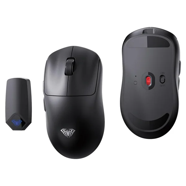 Aula Sc800 Lightweight Siyah Optik Kablolu/Kablosuz Oyuncu Mouse - Görsel 2