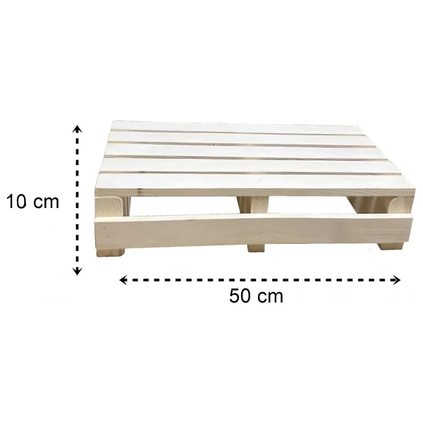 Reyo Dizayn Doğal Ahşap Ev Içi Kullanıma Uygun Kaymaz Tabanlı Step Tahtası 10x25x50 Cm - Görsel 6