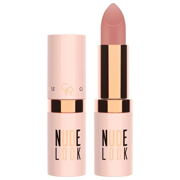 Golden Rose Nude Look Perfect Matte Lipstick 02 Peachy Nude Ruj - Görsel 3