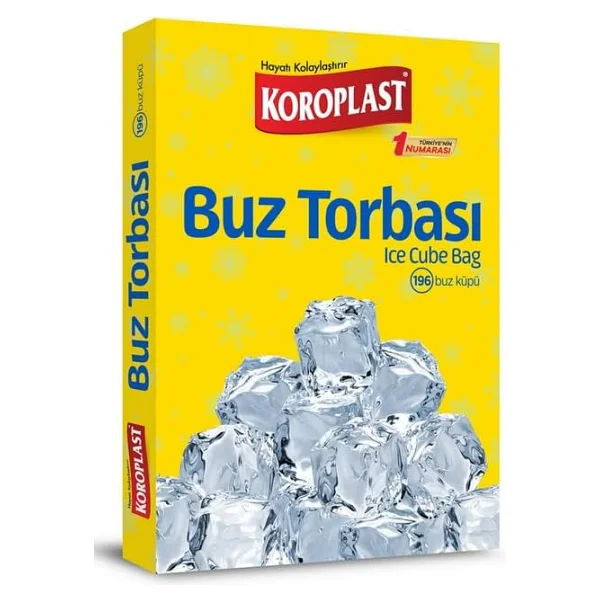 Koroplast Buz Torbası 12'li 196 Buz Küpü - Görsel 2
