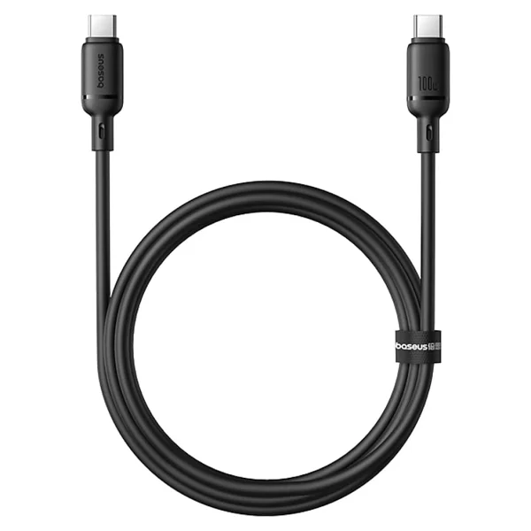Baseus Silky 1 m Type-C to Type-C Hızlı Şarj Kablosu - Görsel 2