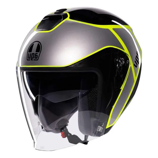 Agv Irides Mono Beyaz Açık Motor Kaskı - Görsel 10