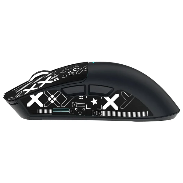 Attack Shark X11 Siyah Şarjlı Makrolu Ergonomik Optik Kablolu/Kablosuz Oyuncu Mouse - Görsel 9