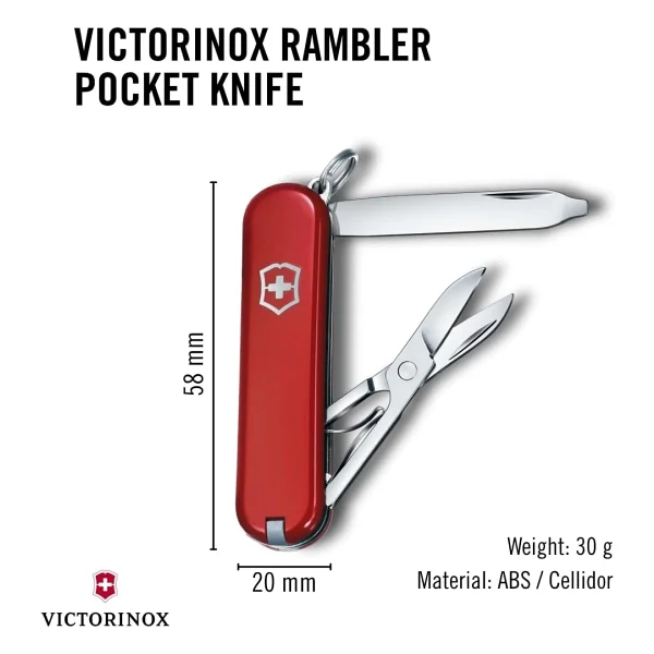 Victorinox Rambler 0.6363 10 Fonksiyonlu Çok Amaçlı Çakı - Görsel 5
