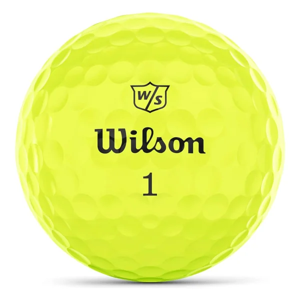 Wilson Staff Triad Golf Topu, 12 Top, Sarı - Görsel 3