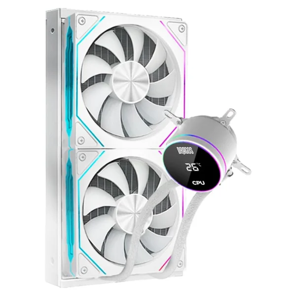 Dragos Frostbite Argb Beyaz 240 Mm İşlemci Sıvı Soğutucu - Görsel 3