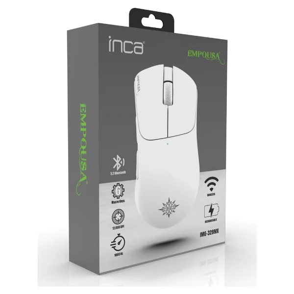 Inca Empousa Img-329mx RGB Şarjlı Kablolu/Kablosuz Lazer Oyuncu Mouse - Görsel 8