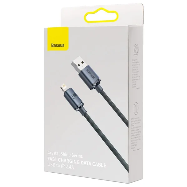 Baseus Crystal Shine 1.2 M USB To Lightning Hızlı Şarj Kablosu - Görsel 8