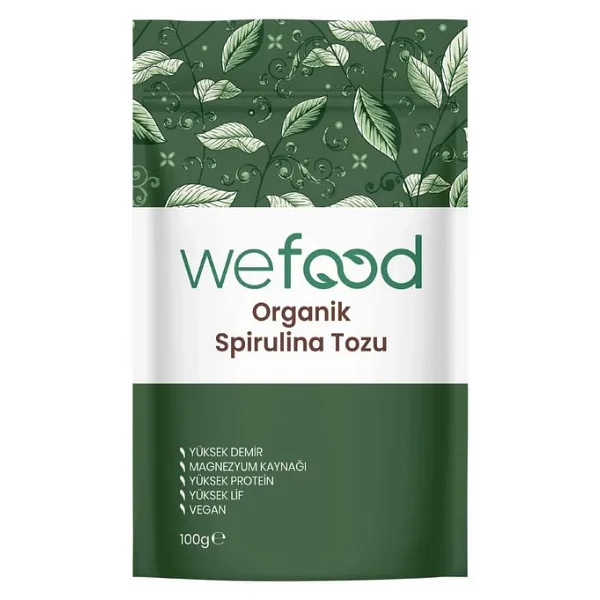 Wefood Organik Spirulina Tozu 100 Gr - Görsel 2