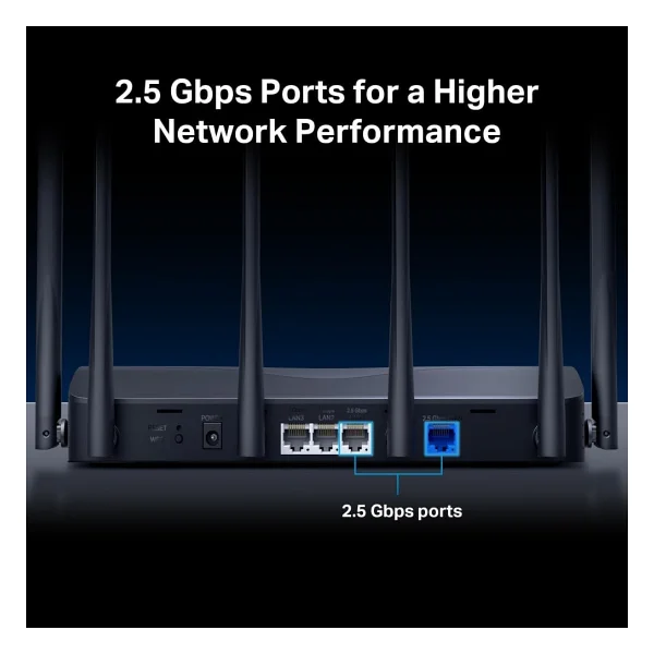 Mercusys Mr37be 4 Port 6500 Mbps Router - Görsel 7