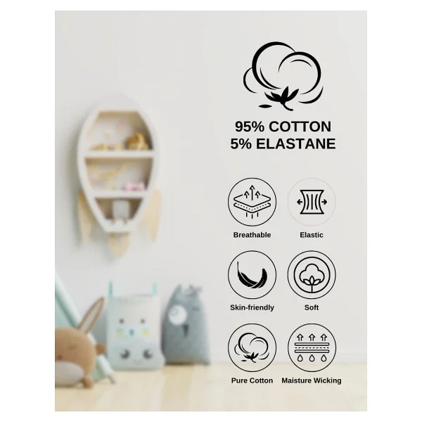 Alya Underwear Kız Çocuk Külot, Pamuklu, Rahat Kız Çocuk Slipleri 10'lu Paket (X21, 3-4 Yaş) - Görsel 3