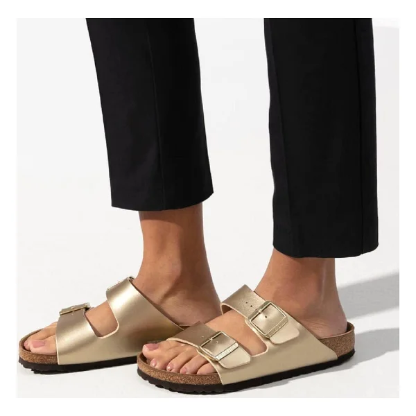 Birkenstock Arizona Birko-Flor 1016111 Gold Terlik - Görsel 2