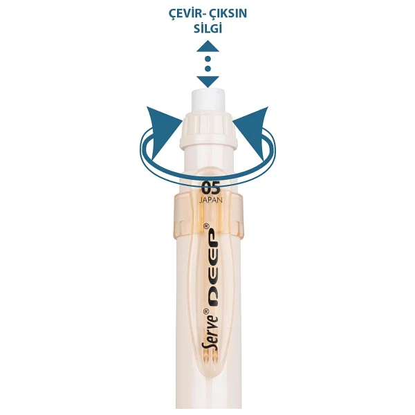 Serve Deep Toprak Serisi Fildişi 0.5 Mm Uçlu Kalem - Görsel 2