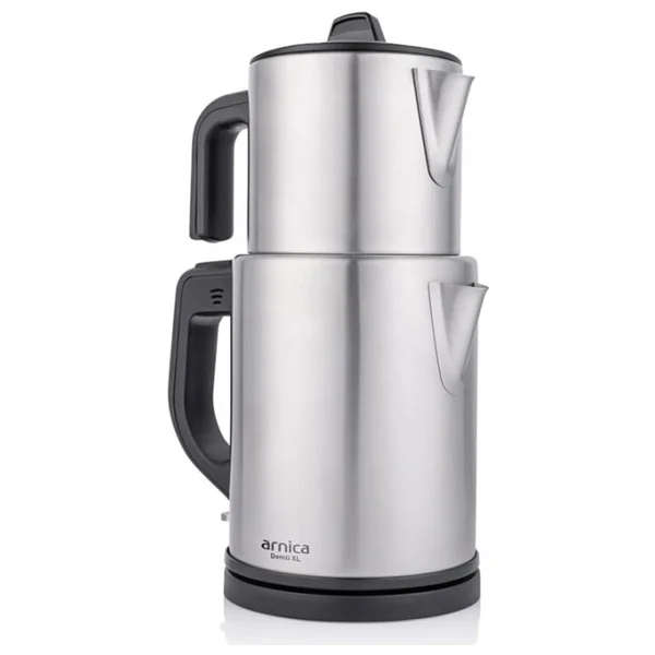 Arnica Demli XL Inox Çelik Çay Makinesi - Görsel 3