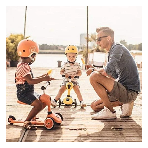 Scoot And Ride Helmet Sarı Bebek Bisiklet Kaskı 181206-96390 - Görsel 3