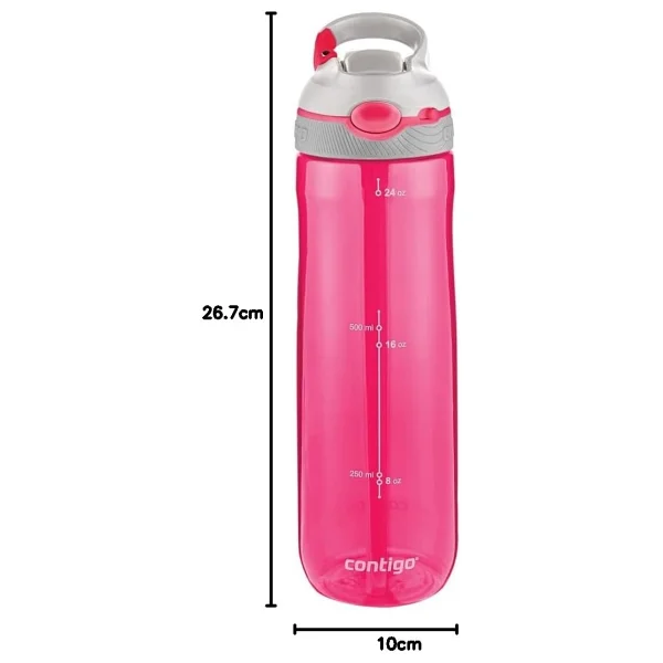 Contigo Ashland Pembe 720 Ml Tritan Su Matarası - Görsel 7