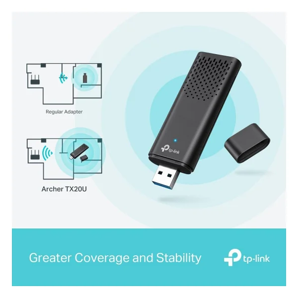 Tp-Link Archer Tx20u 1800 Mbps Kablosuz Ağ Adaptörü - Görsel 5