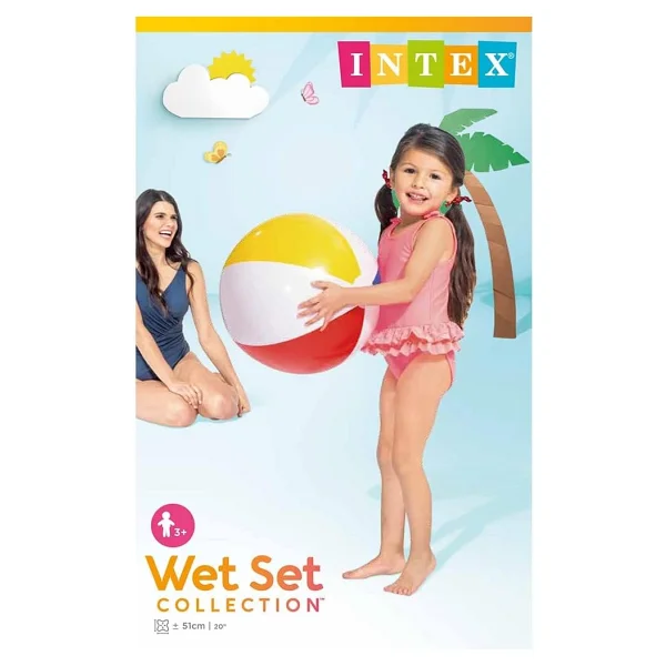 Intex 59020 51 Cm Renkli Deniz Topu - Görsel 4