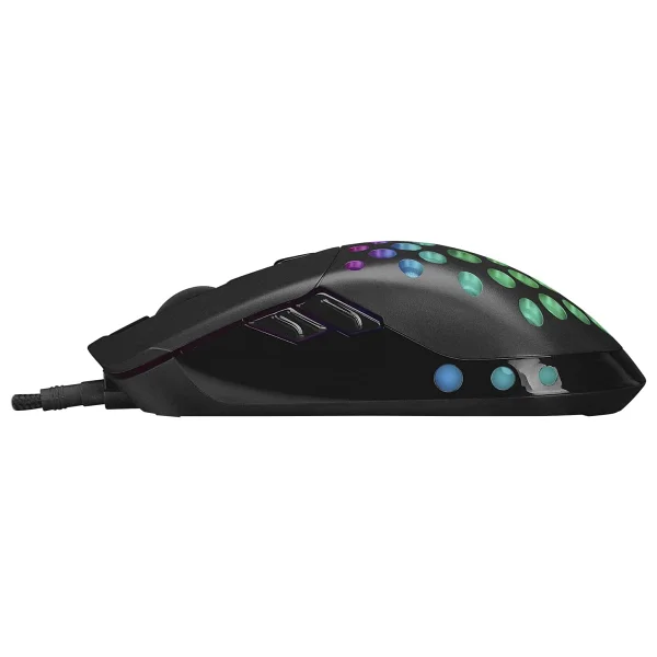 Rampage Smx-R66 Rocket Siyah RGB Makrolu Ergonomik Optik Kablolu Oyuncu Mouse - Görsel 4