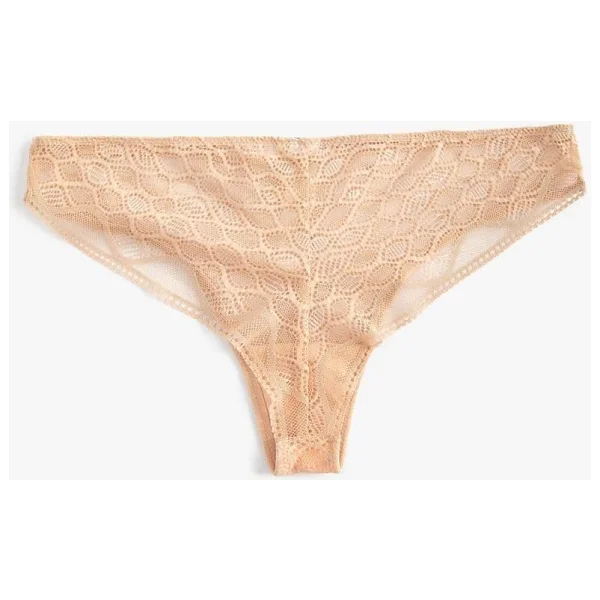 Koton Kadın Normal Bel Desenli Brazilian Külot, Pembe (258), XS - Görsel 6