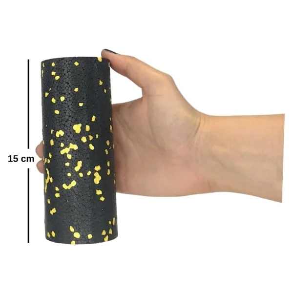 Actifoam 2'li Set Mini ve Mikro Foam Roller (Siyah + Sarı) - Görsel 3