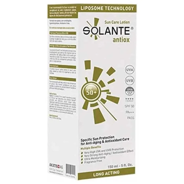 Solante Antiox 150 Ml 50 Faktör Güneş Losyonu - Görsel 2