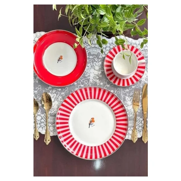 Acar Prilla Ncy-07081 19 Parça 6 Kişilik Pasta Takımı - Görsel 3