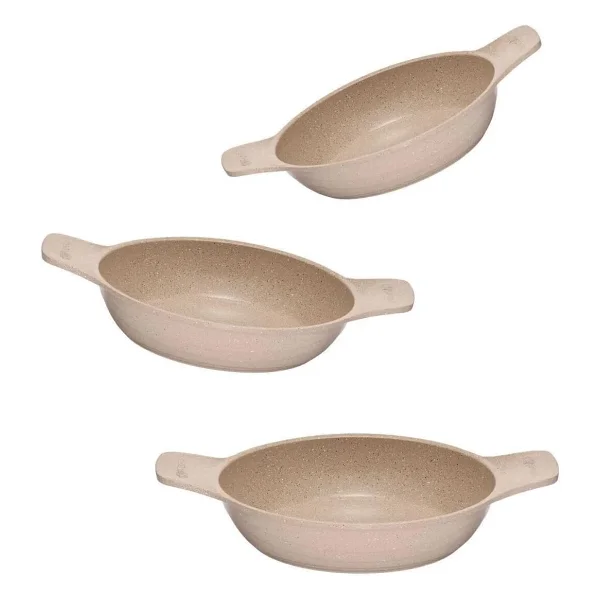 Thermoad 18-20-22 cm 3'lü Güveç Sahan Seti - Görsel 2