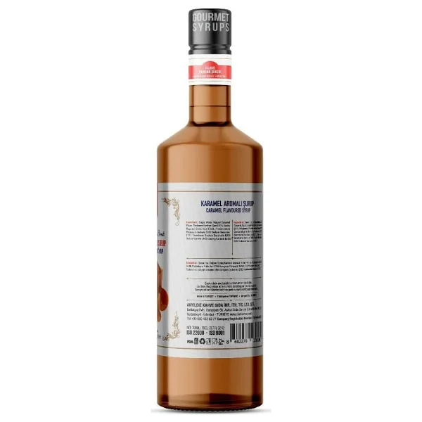 Nish Karamel Aromalı İçecek Şurubu 700 Ml - Görsel 2