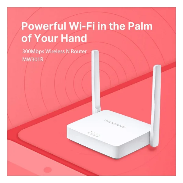 Mercusys Mw301r 2 Port 300 Mbps Router - Görsel 4