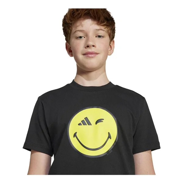 Adidas X Smileyworld Graphics Kısa Kollu Bisiklet Yaka Çocuk Tişört - Görsel 3
