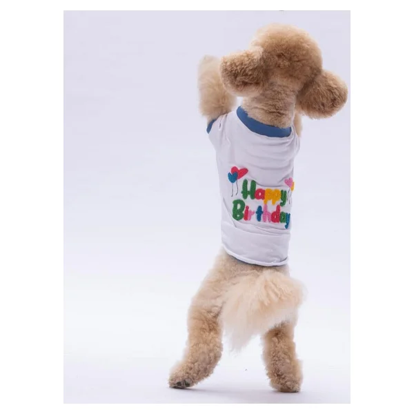 Happy Birthday Kedi Köpek Sweati - Kedi Köpek Kıyafeti