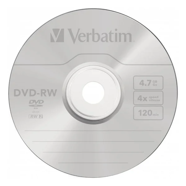 Verbatim DVD-Rw 95179 Boş Diskler (4,7 GB, 4 X Yazılabilir, 30 Adet Mil) - Görsel 2