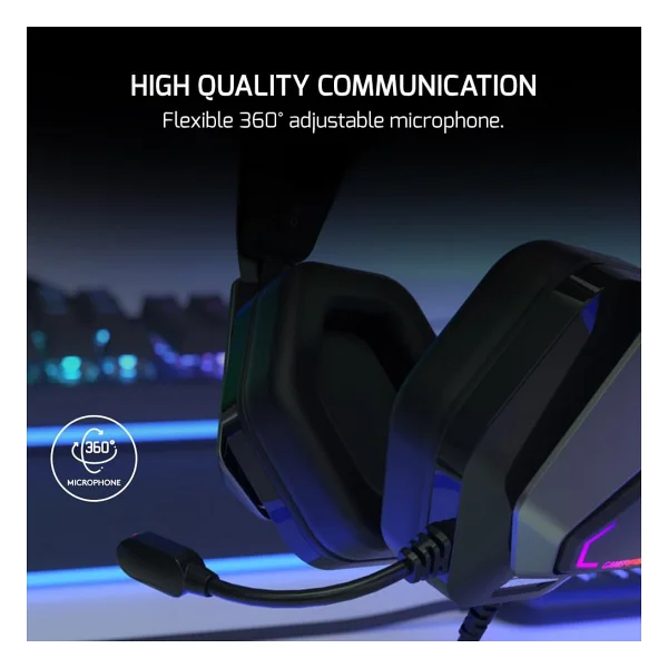 Gamepower Fujin RGB 7.1 USB Kablolu Kulak Üstü Oyuncu Kulaklığı - Görsel 9