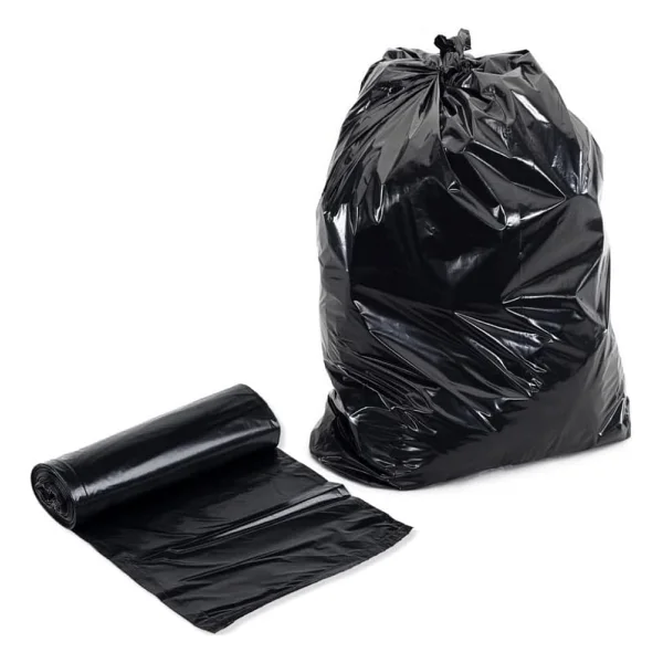 Kalbi Ticaret Kalın Çöp Torbası 300 Gr X 5 Rulo Siyah Çöp Poşeti 80x110 Cm Jumbo Endüstriyel Çöp Torbası - Görsel 4