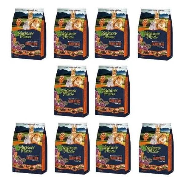 Nature Plan Tavşan Yemi 800 Gr - 10 Adet - Görsel 2