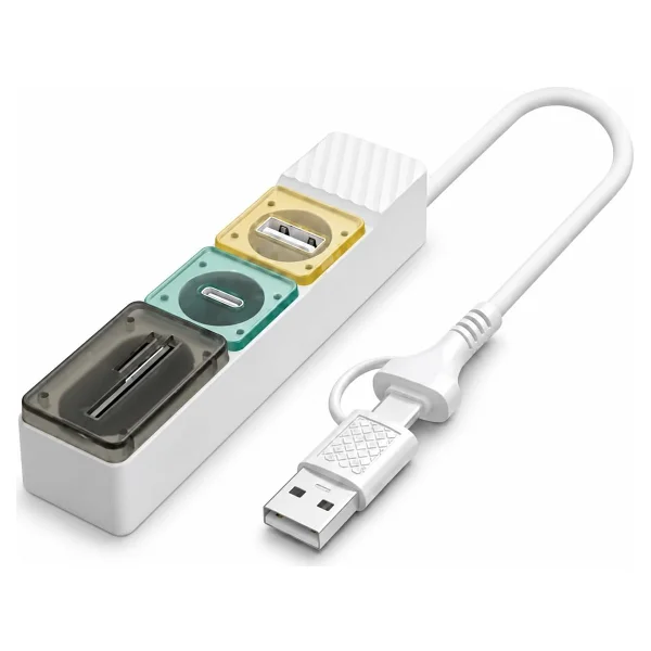 Coverzone Type-C Hub Ethernet Hdmi USB Aktarım Hızı USB C Hub 5 İn 1 USB Çoğaltıcı Hub C Rj45+ 4K Hdmı Uyumlu + 2 USB + 87w Pd Adaptörü Macbooc iPhone 15 Uyumlu - Görsel 7