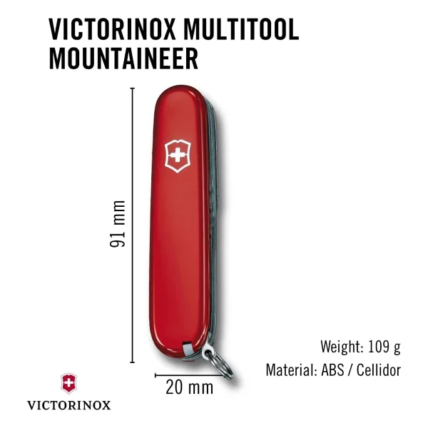 Victorinox 1.3743 18 Fonksiyonlu Dağcı İsviçre Çakı - Görsel 3