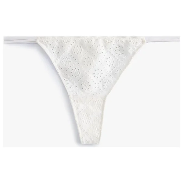Koton Fisto String Külot Normal Bel Çift Biyeli - Görsel 6