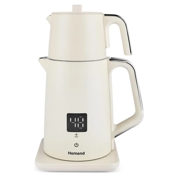Homend Royaltea Cooltouch 1798h Siyah 1850 W Konuşan Çelik Çay Makinesi - Görsel 4