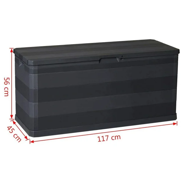 Toomax Multibox Elegance Bahçe Depolama Dolabı/Sandığı Gri - Görsel 8