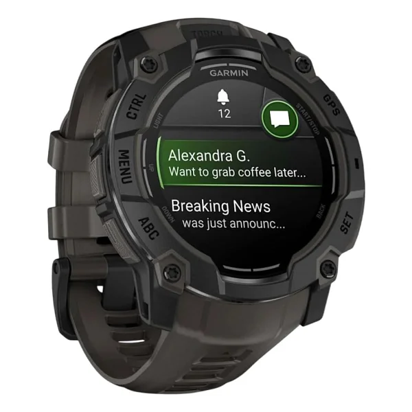 Garmin Instinct 3 50mm AMOLED Siyah Akıllı Saat - Görsel 4
