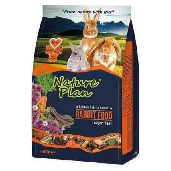 Nature Plan Tavşan Yemi 800 Gr - 10 Adet - Görsel 4