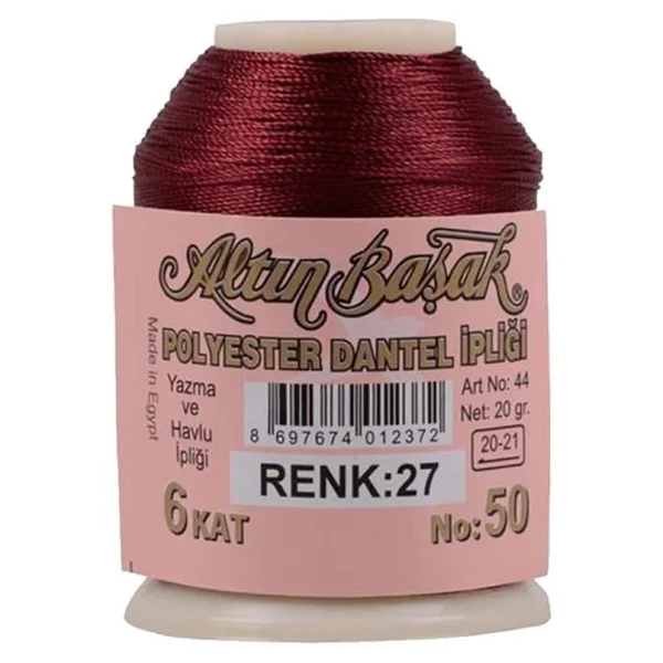 3 Adet Altınbaşak Oya Ve Dantel İpi 20 Gr - Royaleks - No: 027 - Görsel 3