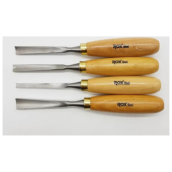 Rox Wood 15399086 12 Parça Ahşap Kutulu Oyma Iskarpela Seti - Görsel 4